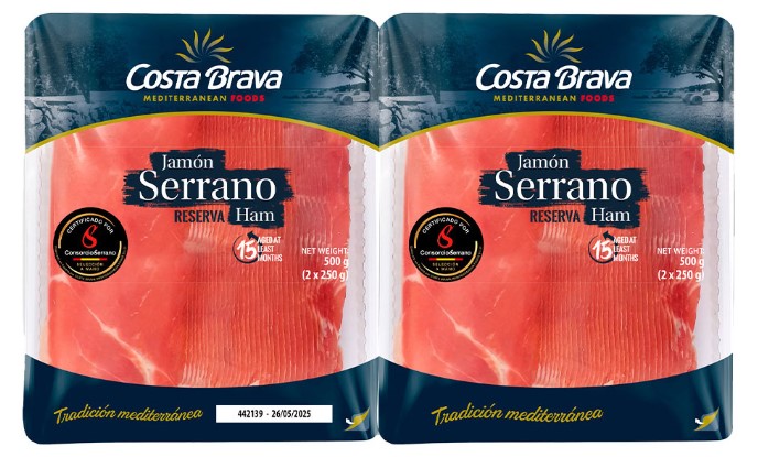 Costa Brava Serrano Ham 2x300g (600g)